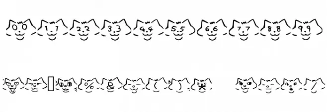 font cats Regular Font OTHER CHARS
