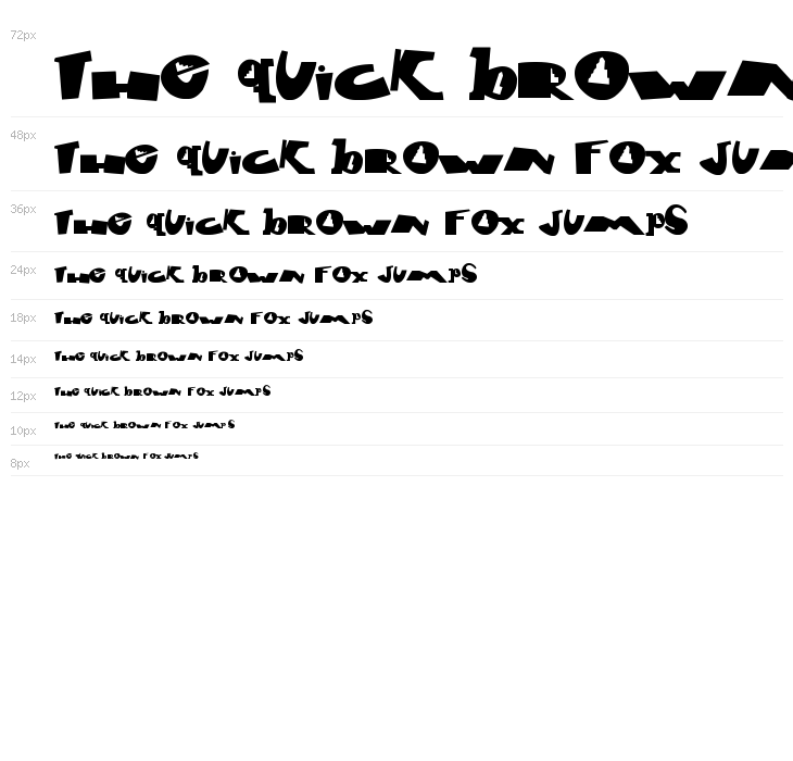 font city Bold Waterfall