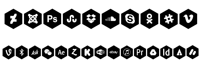 font icons 120 Font OTHER CHARS