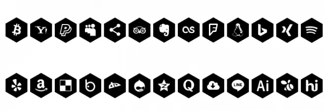 font icons 120 フォント 大文字