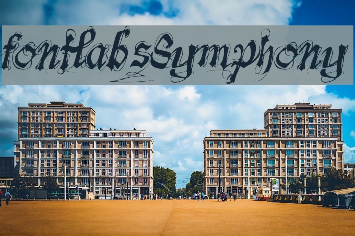 Lab шрифт. Шрифт для симфонии. Labor Symphony shrift.