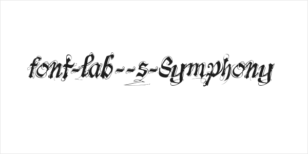 font-lab's Symphony Logo