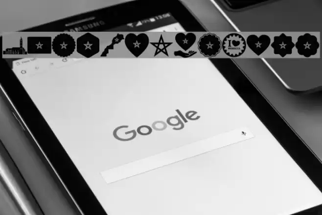 font larache color Font examples