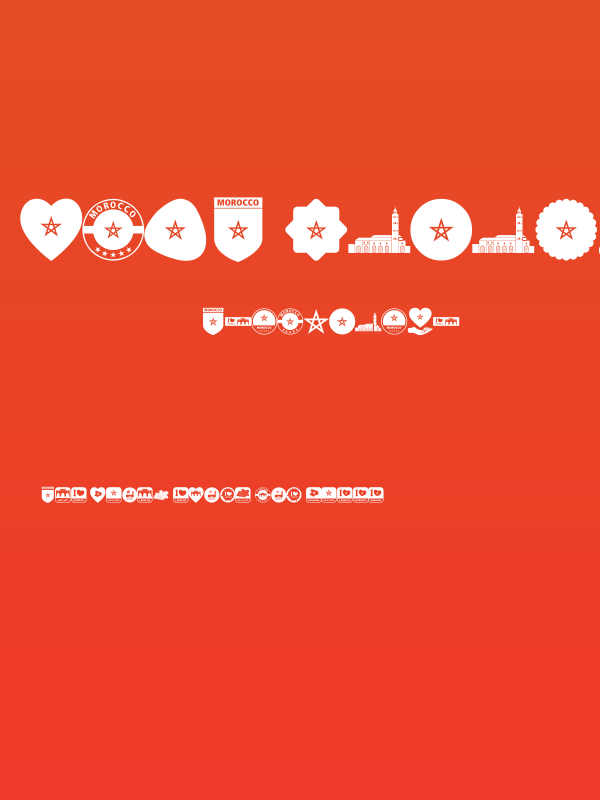 font larache color Poster