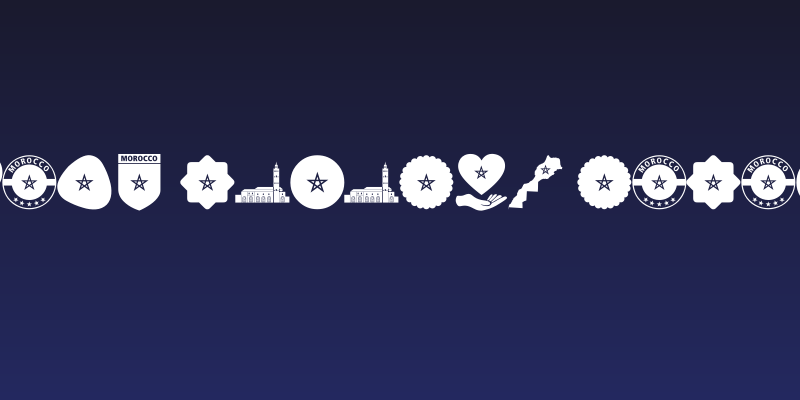 font larache color Social Header