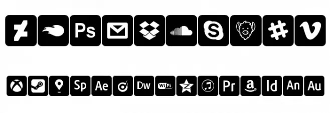 font social media Font OTHER CHARS