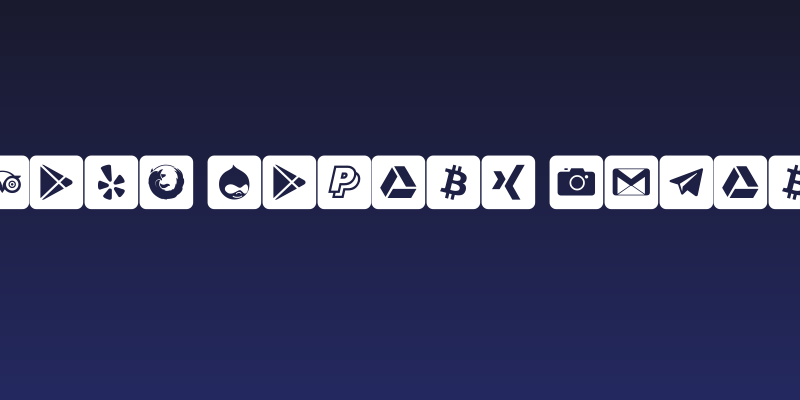 font social media Social Header