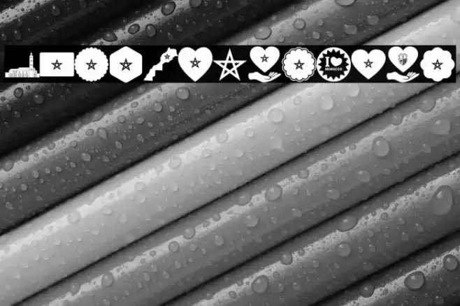 font tanger color Font examples