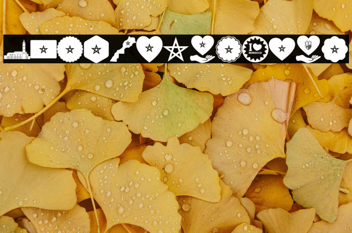 font tanger color Example 3