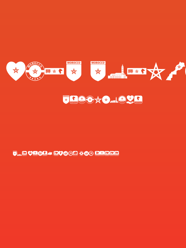 font tanger color Poster