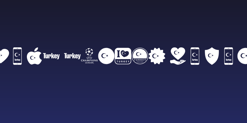 font turkey color Social Header