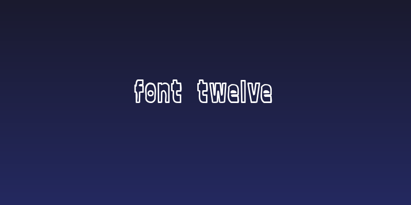 font twelve Social Header