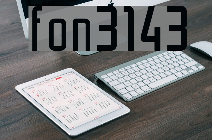 font3143 Fonte examples