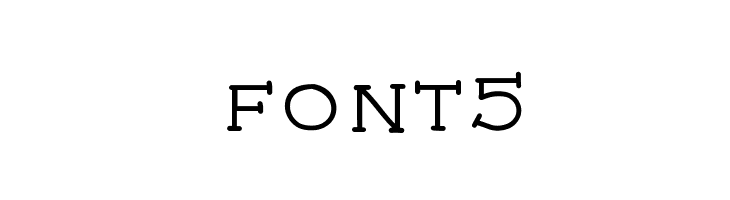 font5 Font