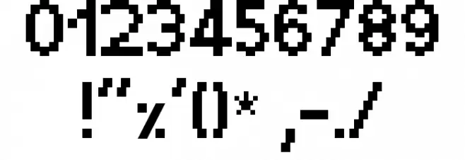 font5089 Font OTHER CHARS