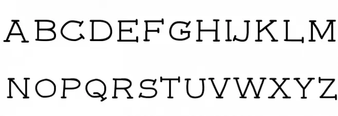 font5 Fonte MAIÚSCULAS