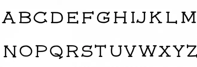 font5 خط أحرف صغيرة