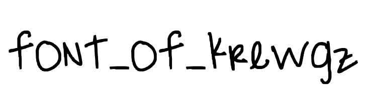 font_of_krewgz  font caratteri gratis