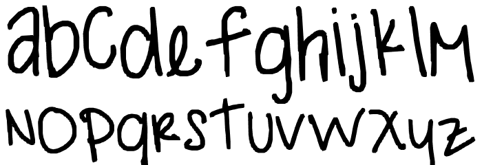 font_of_krewgz Font LOWERCASE