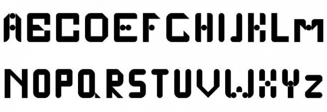 fontastic Regular Font Litere mari