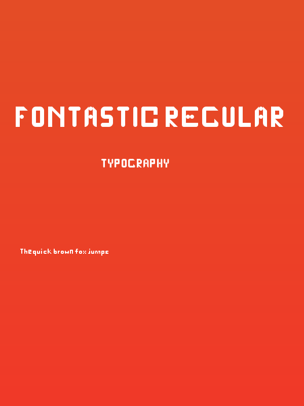 fontastic Regular Poster