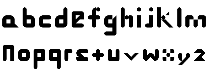fontastic Regular Font LOWERCASE