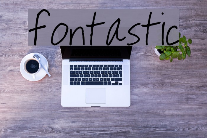 fontastic Font examples