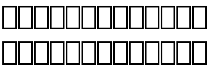 fontboss normal Font LOWERCASE