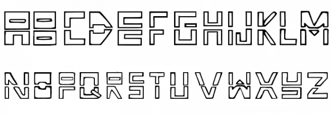fontdizajnesrki 1 Font Litere mari