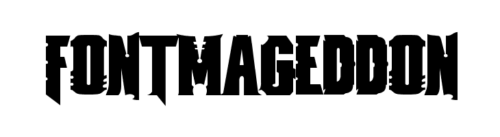 fontmageddon  フリーフォントのダウンロード