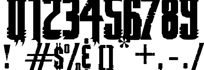 fontmageddon Font OTHER CHARS