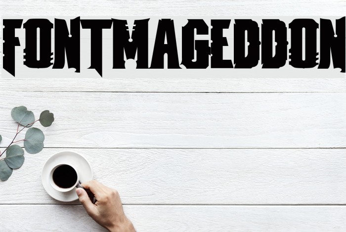 fontmageddon Font examples