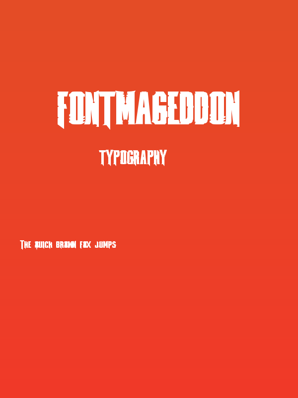 fontmageddon Poster