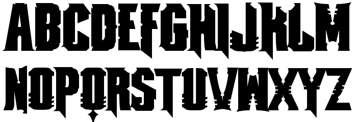 fontmageddon Font LOWERCASE