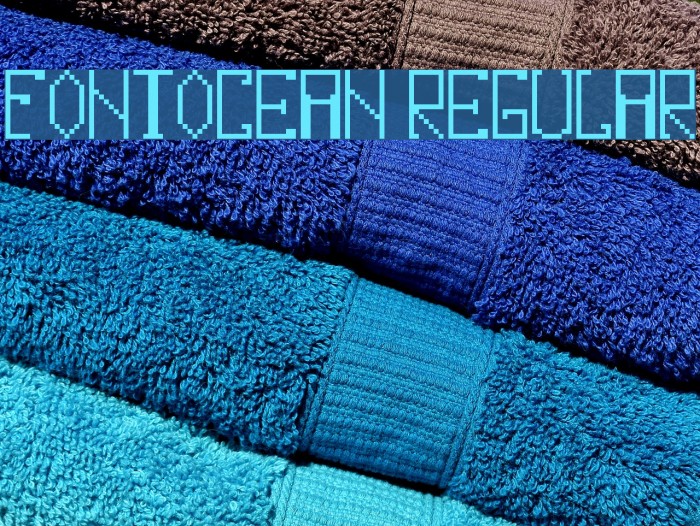 fontocean Regular Font examples