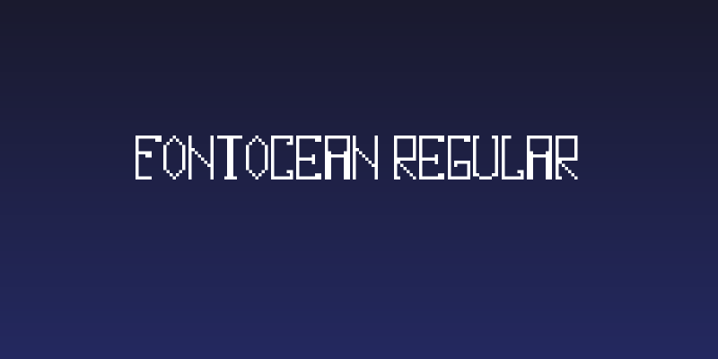 fontocean Regular Social Header