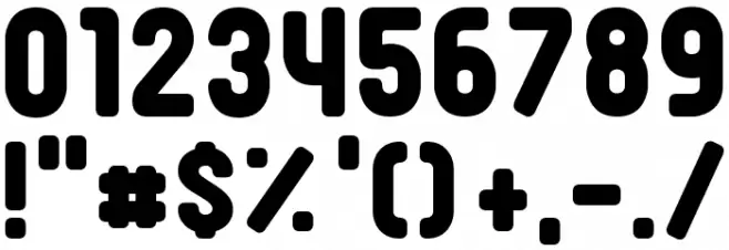 fontopoFONTOPO Regular Font OTHER CHARS