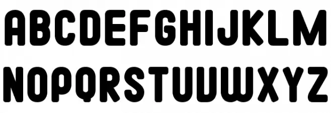 fontopoFONTOPO Regular Шрифта ВЕРХНИЙ