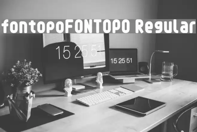 fontopoFONTOPO Regular Font examples