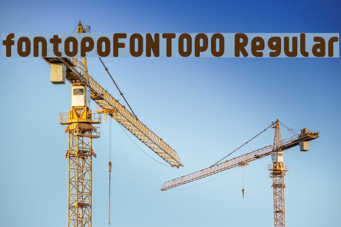 fontopoFONTOPO Regular Example 3
