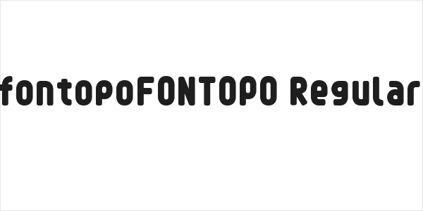 fontopoFONTOPO Regular Logo