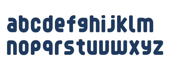 fontopoFONTOPO Regular Lowercase