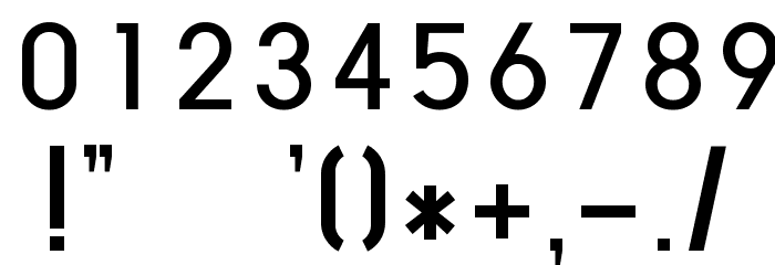 fontopoNEUTRAL Regular Font OTHER CHARS