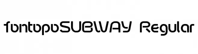 fontopoSUBWAY Regular  Frei Schriftart Herunterladen