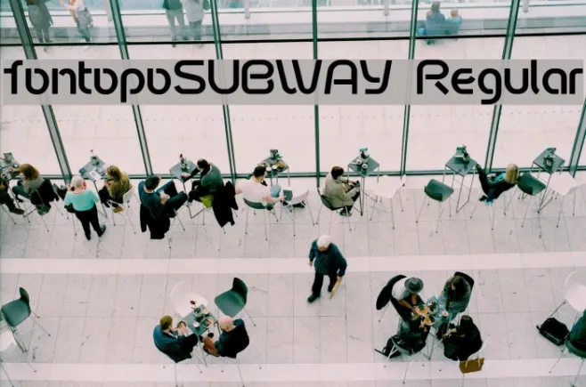 fontopoSUBWAY Regular Example 3