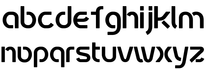 fontopoSUBWAY Regular Font LOWERCASE