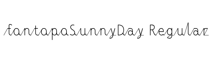 fontopoSunnyDay Regular  フリーフォントのダウンロード