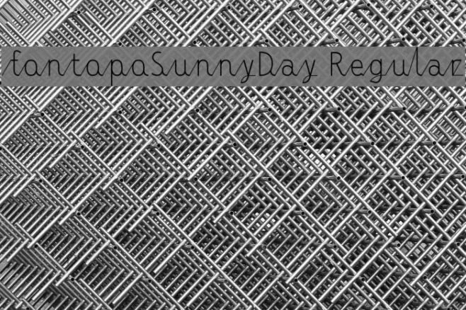 fontopoSunnyDay Regular Example 3