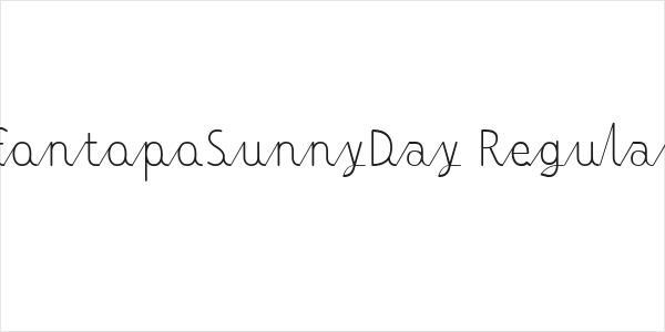 fontopoSunnyDay Regular Logo