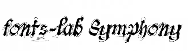 fonts-lab Symphony  नि: शुल्क फ़ॉन्ट्स डाउनलोड